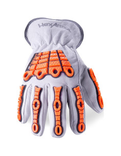 Guantes de trabajo HexArmor 4060 A5 cuero resistente 2
