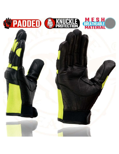Guantes de Conducción de Cuero Milwaukee Leather - Pequeño