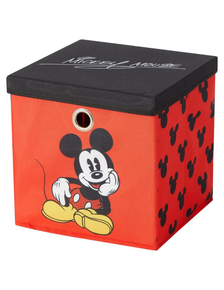 Cubo de Almacenamiento Plegable Idea Nuova Mickey Mouse 25,4 cm