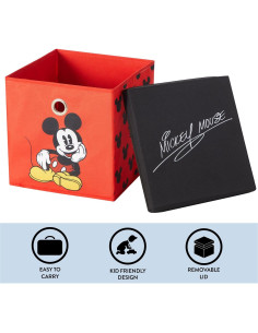 Cubo de Almacenamiento Plegable Idea Nuova Mickey Mouse 25,4 cm 2