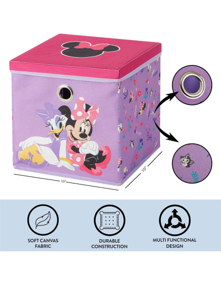 Cubo de Almacenamiento Plegable Idea Nuova Minnie Mouse 25,4 cm