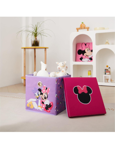 Cubo de Almacenamiento Plegable Idea Nuova Minnie Mouse 25,4 cm