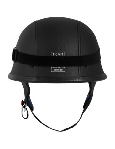 Casco TCMT Dot Adulto Cuero Negro X-Large para Motocicleta 2