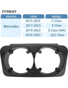 Soporte de Taza de Consola Central OKPARZ para Mercedes-Benz GLC W205 W213 W253 W447 2