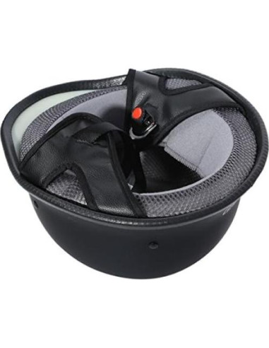 Casco TCMT Dot Adulto Matte Negro X-Grande Motocicleta