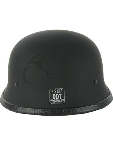 Casco TCMT Dot Adulto Matte Negro X-Grande Motocicleta