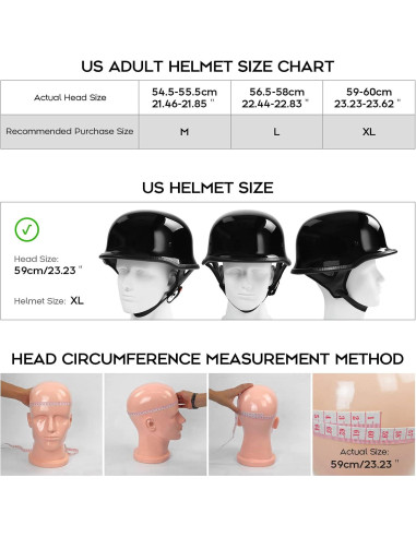 Casco TCMT Dot Adulto Matte Negro X-Grande Motocicleta