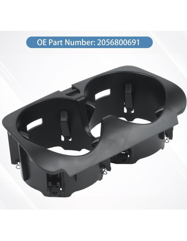 Soporte de Taza de Consola Central OKPARZ para Mercedes-Benz GLC W205 W213 W253 W447
