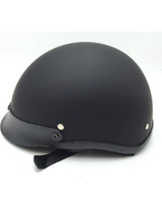 Casco SMT-MOTO Medio Negro Ligero con Acolchado EPS 2