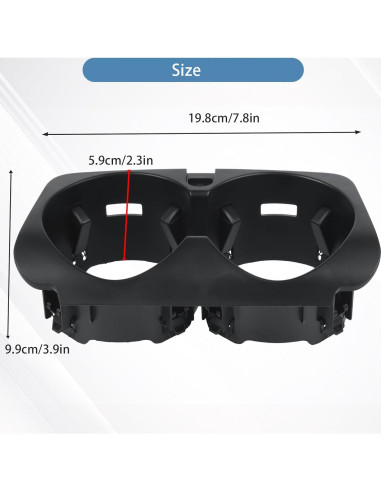 Soporte de Taza de Consola Central OKPARZ para Mercedes-Benz GLC W205 W213 W253 W447