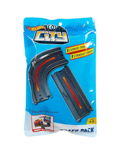 Pista Hot Wheels City - Recta y Curva, Mattel, 3.81x16.51cm 2