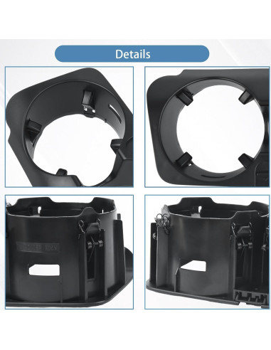 Soporte de Taza de Consola Central OKPARZ para Mercedes-Benz GLC W205 W213 W253 W447