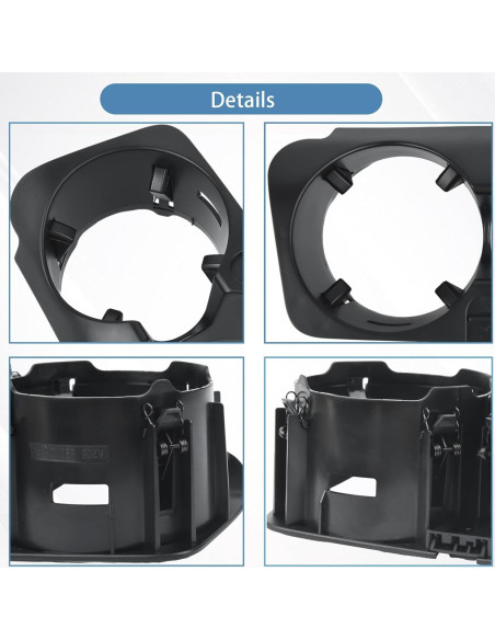 Soporte de Taza de Consola Central OKPARZ para Mercedes-Benz GLC W205 W213 W253 W447