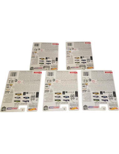 Conjunto 5 Vehículos Diecast Hot Wheels 2023 Race Day