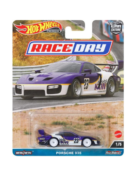 Conjunto 5 Vehículos Diecast Hot Wheels 2023 Race Day