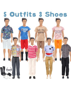 18 PCS Ropa y Accesorios para Muñecas 30 cm - Carreuty 2