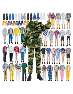 Conjunto de Ropa y Zapatos E-TING para Muñeco 30 cm - 10 Piezas