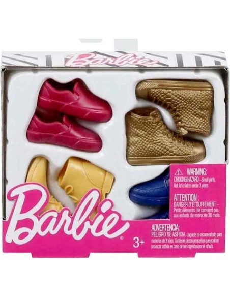 Set de zapatos para muñeco Ken de Barbie - 4 pares