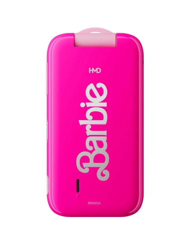 Teléfono Plegable Barbie Rosa Poderoso - KaiOS, 0.25 kg