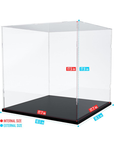 Caja de Exhibición Acrílica Choowin para Lego 45x45x44.5 cm