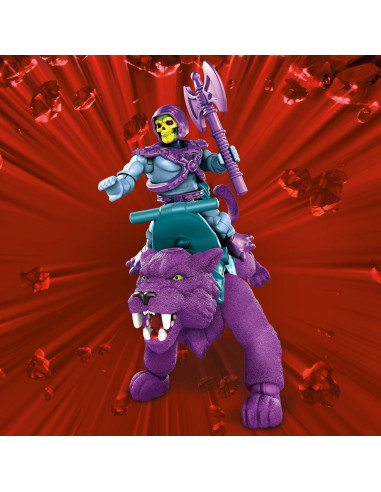 Set de Construcción Mega Construx Skeletor y Panthor 4,45x10,8cm