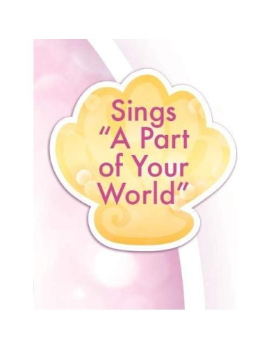 Disfraz vestido musical Ariel Disney 4-6X para niñas