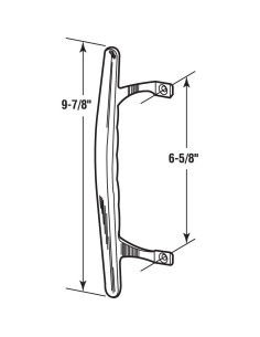 Tirador de Puerta Corredera Prime-Line C1196 Blanco 16.8 cm 2