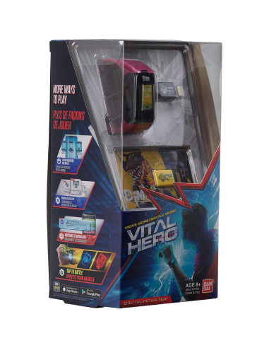 Reloj Digital Interactivo Bandai Namco Vital Hero Rojo