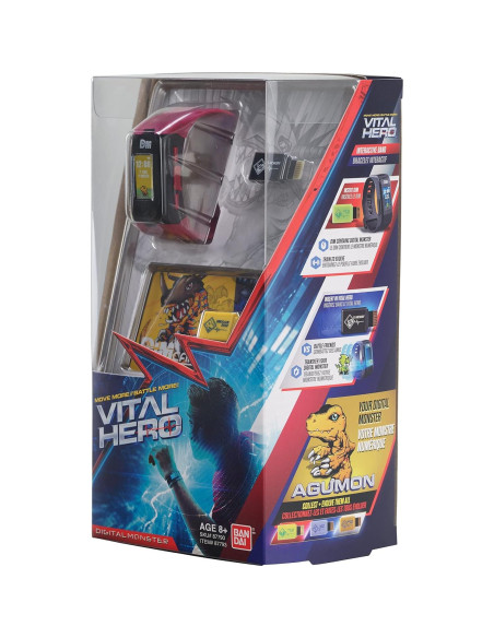 Reloj Digital Interactivo Bandai Namco Vital Hero Rojo