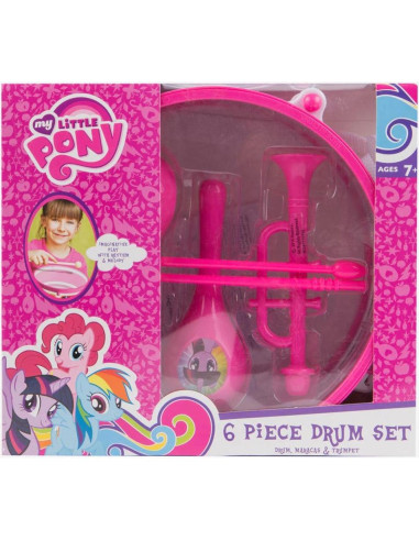 Batería Infantil Sakar Mi Pequeño Pony 6 Piezas Musicales