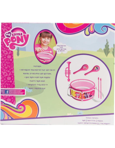 Batería Infantil Sakar Mi Pequeño Pony 6 Piezas Musicales