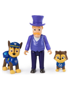 Figuras de héroes Paw Patrol - Chase y Alcalde Hellinger
