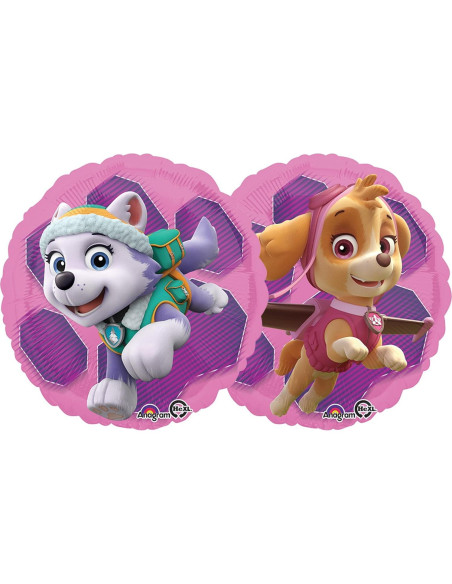 Globo de Foil Paw Patrol Skye y Everest 45.72 cm