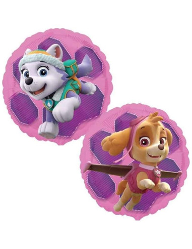 Globo de Foil Paw Patrol Skye y Everest 45.72 cm