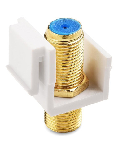 Cable Keystone RG6 Hembra a Hembra - Paquete de 5 Cable Coaxial