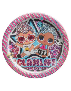 Platos de Fiesta Amscan LOL Surprise 17.78 cm Multicolor 8 Pzas
