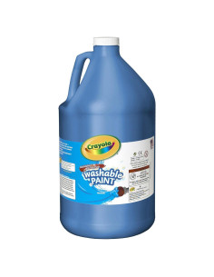 Pintura Lavable Crayola Azul 1 Galón 128 Oz A Base de Agua