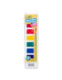 Acuarelas Lavables Crayola 20 colores para niños