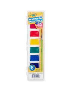 Acuarelas Lavables Crayola 20 colores para niños 2