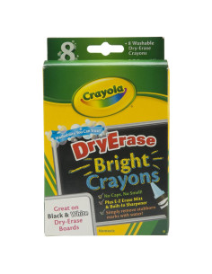 Crayones lavables Crayola 8 colores brillantes 3-Pack