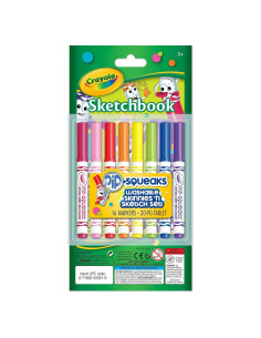 Conjunto Crayola Pip Squeaks 16 Marcadores y 30 Páginas
