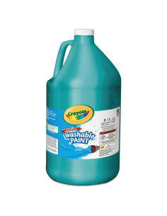 Pintura Lavable Crayola Turquesa 3,79 L para Niños