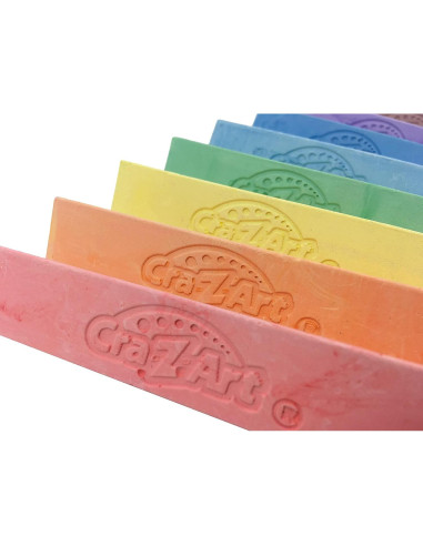 Set de Tiza de Acera Triangular Lavable Cra-Z-Art 48 Pzas