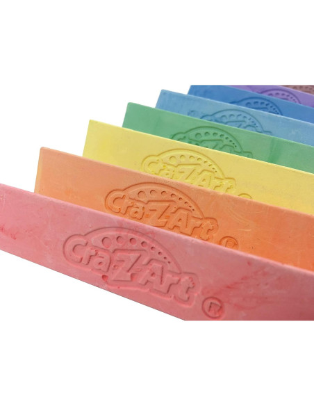 Set de Tiza de Acera Triangular Lavable Cra-Z-Art 48 Pzas
