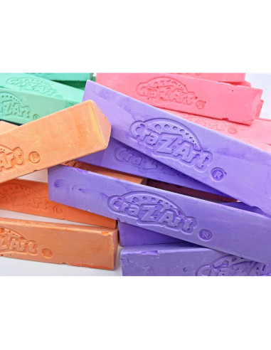 Set de Tiza de Acera Triangular Lavable Cra-Z-Art 48 Pzas