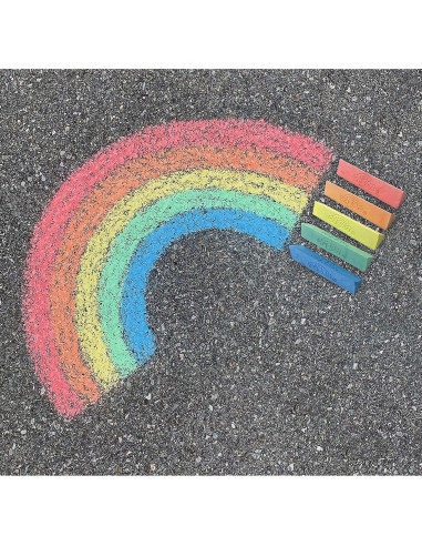 Set de Tiza de Acera Triangular Lavable Cra-Z-Art 48 Pzas