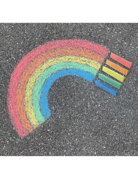 Set de Tiza de Acera Triangular Lavable Cra-Z-Art 48 Pzas