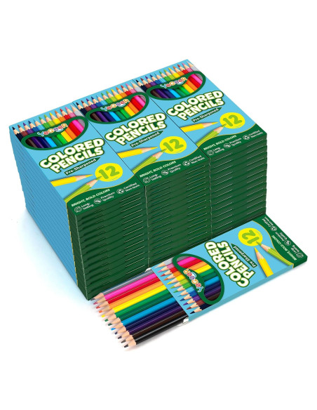 528 Lápices de Colores YEGEER Multicolor Pre-afilados