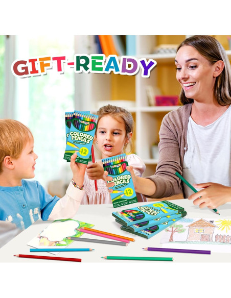 528 Lápices de Colores YEGEER Multicolor Pre-afilados