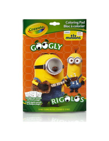 Libro para Colorear Minions con Ojos Móviles Crayola